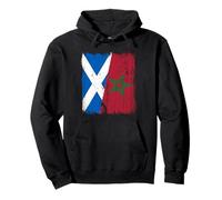 Scotland Morocco Half Flag Scottish Moroccan Heritage Jersey Pullover Hoodie