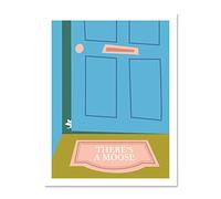 Scotland Mouse Loose House Door Large Framed Art Print Poster Wall Decor 18x24 inch