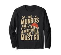 Scotland Munros Bagging Camping Hiking Walking Holiday Long Sleeve T-Shirt