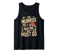 Scotland Munros Bagging Camping Hiking Walking Holiday Tank Top