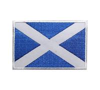 Scotland National Flag Embroidered Iron On Sew On Patch Badge for Clothes etc