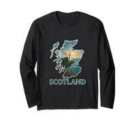 Scotland Nature Landscape Scenic Travel Horizon Long Sleeve T-Shirt
