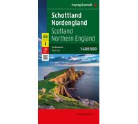 Scotland - North England, Road map 1:400.000