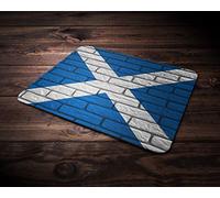 Scotland Old Wall Flag design soft 5mm Rubber PC Mouse Pad Mat - For Gaming Home or Office