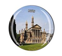 Scotland Paisley 3D Fridge Magnet Souvenir Crystal Glass Magnet Travel Souvenir Collection Gift Home Kitchen Decoration