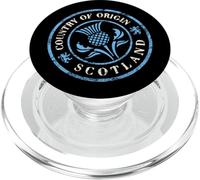 Scotland Passport Stamp s Patriotic Scottish Traveller PopSockets PopGrip for MagSafe