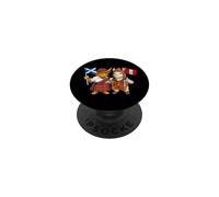 Scotland Peru Flag Scottish Roots Proud Peruvian Heritage PopSockets Adhesive PopGrip