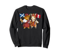 Scotland Peru Flag Scottish Roots Proud Peruvian Heritage Sweatshirt