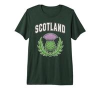 Scotland Pride Thistle of The Scottish Highlands Distressed Premium T-Shirt