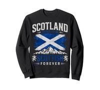 Scotland Proud To Be Scottish Forever Highland Flag Art Sweatshirt