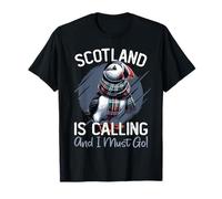 Scotland & Puffin | Scotland Is Calling And I Must Go T-Shirt
