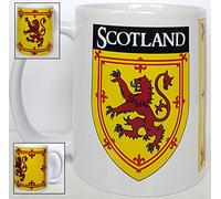 Scotland Rampant Lion Flag on a mug. Can Be Personalised. Gift Mug. Dishwasher and Microwave Safe.