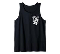 Scotland Rampant Lion Pocket Heritage Gift Back Print Tank Top