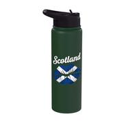 Scotland Roots Scottish Flag Stainless Steel Insulated Water Bottle