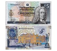 Scotland - Royal Bank of Scotland PLC 5 Pounds, 2004, P-363, UNC, Commemorative