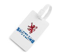 Scotland Royal Flag Scottish Lion Luggage Tags for Suitcases Handbag Tag Labels Travel Accessories Privacy Cover ID Label