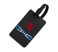 Scotland Royal Flag Scottish Lion Luggage Tags for Suitcases Handbag Tag Labels Travel Accessories Privacy Cover ID Label