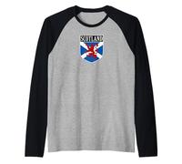 Scotland Royal Lion Badge Raglan Baseball Tee