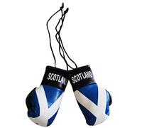 Scotland Saltire Flag Mini Boxing Gloves for Car or Home