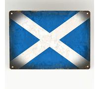 Scotland Scottish Alba Flag Metal Tin Sign Retro Wall Decor Vintage Fashion Tin Signs for Home Bar Cafe 8 X 12 Inch