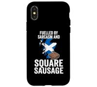 Scotland Scottish Breakfast Scotsman Roll and Square Lorne Case for iPhone X/XS