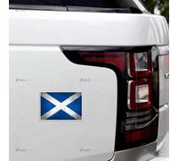 Scotland Scottish Flag Car Magnet Magnetic Sticker Decal - 4 Pack Glossy 7.6cm 10.2cm 12.7cm 15.2cm - for Truck Door Fridge Reusable Waterproof