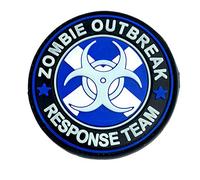 Scotland Scottish Flag Zombie Outbreak Response Team Glow in The Dark PVC Airsoft Morale Patch