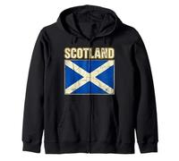 Scotland Scottish For Men Kids Women Scottish Flag Zip Hoodie