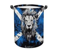 Scotland Scottish Lion Cute Laundry Basket with Handle Oxford Foldable Large Hamper for Bedroom Bathroom