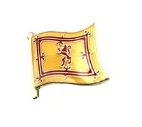 Scotland Scottish Lion Yellow & Red Metal Enamel Country Flag Pin Badge