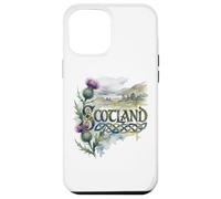 Scotland Scottish Thistle with Lake and Castle Ruins Case for iPhone 12 Pro Max