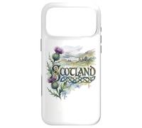 Scotland Scottish Thistle with Lake and Castle Ruins Case for iPhone 17 Pro Max