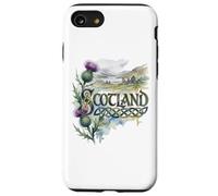 Scotland Scottish Thistle with Lake and Castle Ruins Case for iPhone SE (2020) / 7/8