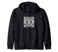 Scotland Scottish We'll Be Coming Celtic Zip Hoodie