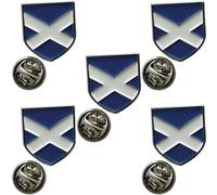 Scotland Shield Pin Badge Metal Enamel Lapel Badge (5 Pack)