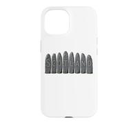 Scotland Spelled Out with Scottish Standing Stones Case for iPhone 15