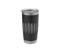Scotland Spelled Out with Scottish Standing Stones Stainless Steel Insulated Tumbler