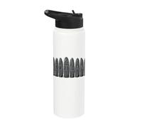 Scotland Spelled Out with Scottish Standing Stones Stainless Steel Insulated Water Bottle