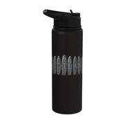 Scotland Spelled Out with Scottish Standing Stones Stainless Steel Insulated Water Bottle