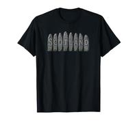 Scotland Spelled Out with Scottish Standing Stones T-Shirt