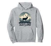 Scotland Stag Highlands Pullover Hoodie