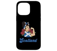 Scotland Strong Woman Scottish Country Pride Flag Roots Case for iPhone 14 Pro Max
