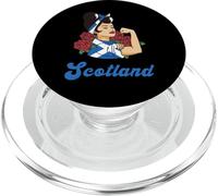 Scotland Strong Woman Scottish Country Pride Flag Roots PopSockets PopGrip for MagSafe