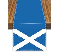 Scotland Table Runner,scotsmanscotsman Flag Tablecolth for Dining Home Decor