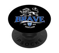 Scotland The Brave Lion Established 843 PopSockets Adhesive PopGrip