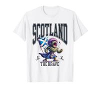 Scotland The Brave Thistle Monster Euro Football T-Shirt