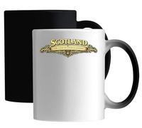 Scotland The Land of Lochs Legends Ceramic Magic Mug White