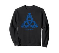 Scotland Thistle Trinity Knot Scottish Flag Blue Distressed Sweatshirt