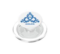 Scotland Thistle Trinity Knot Scottish Flag Blue PopSockets PopGrip for MagSafe