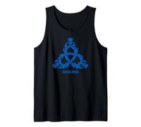 Scotland Thistle Trinity Knot Scottish Flag Blue Tank Top